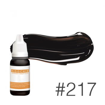 Пігмент для татуажу Goochie 217 Black Cofee 15 мл