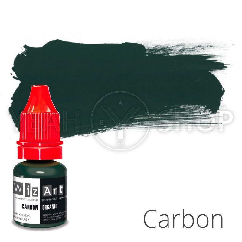 Пигмент для татуажа WizArt Organic Carbon 5 мл купить по лучшей цене в Украине