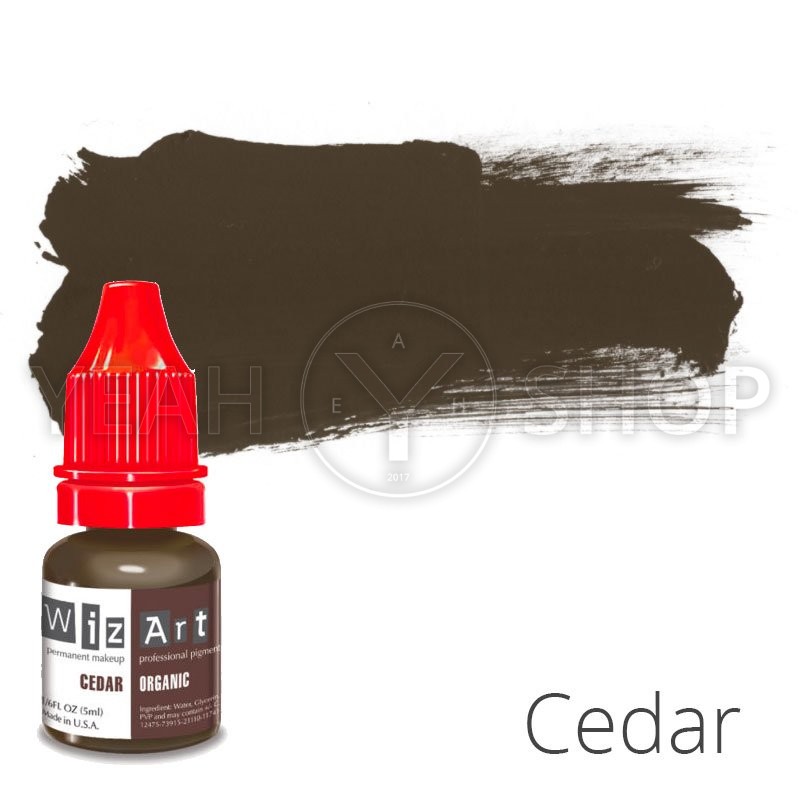 Пігмент для татуажу WizArt Organic Cedar 5 мл: купити за кращою ціною в Україні