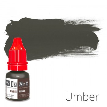 Пігмент для татуажу WizArt Organic Umber 5 мл: купити за кращою ціною в Україні