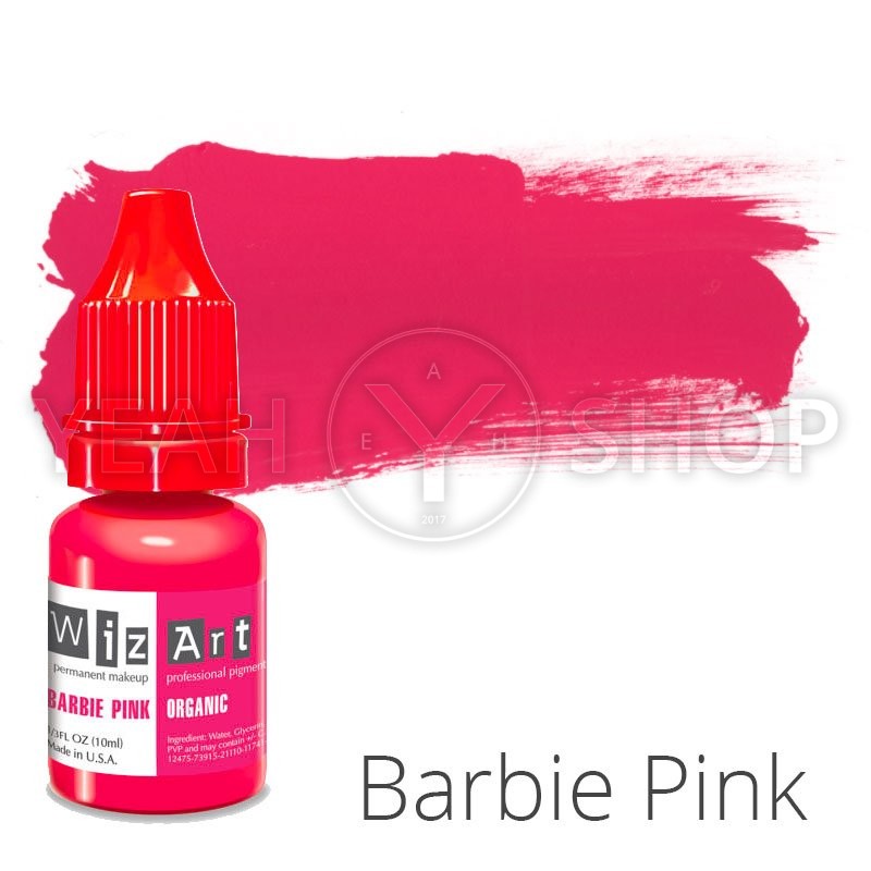 Пігмент для татуажу WizArt Organic Barbie Pink 10 мл: купити за кращою ціною в Україні