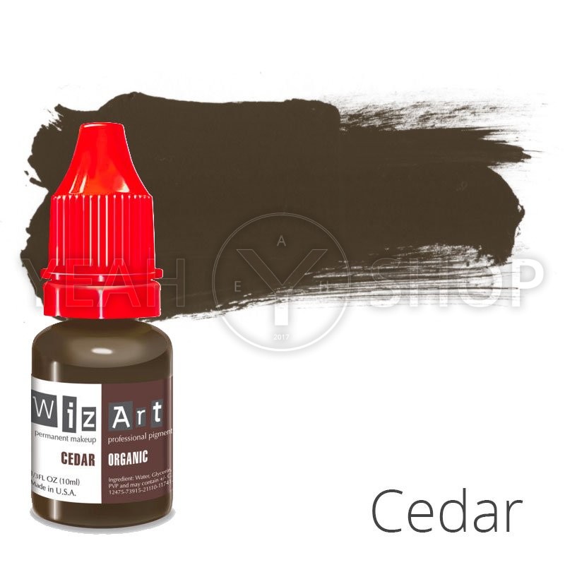 Пігмент для татуажу WizArt Organic Cedar 10 мл: купити за кращою ціною в Україні