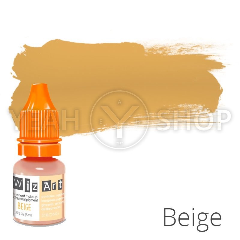 Пигмент для татуажа WizArt Strong Beige 5 мл купить по лучшей цене в Украине