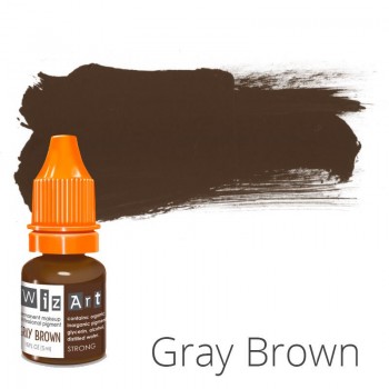 Пігмент для татуажу WizArt Strong Gray Brown 5 мл