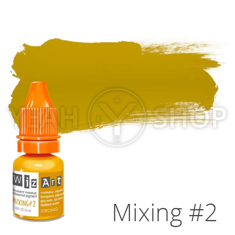 Пігмент для татуажу WizArt Strong Mixing # 2 5 мл: купити за кращою ціною в Україні