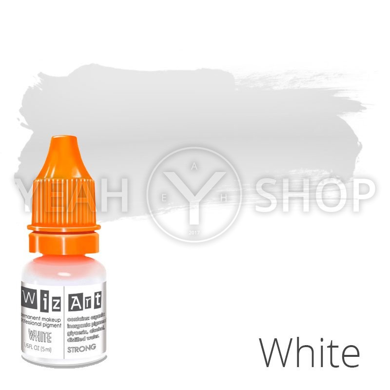 Пігмент для татуажу WizArt Strong White 5 мл: купити за кращою ціною в Україні