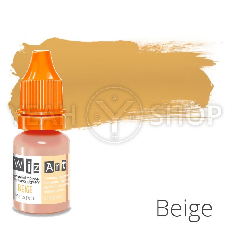 Пігмент для татуажу WizArt Strong Beige 10 мл: купити за кращою ціною в Україні