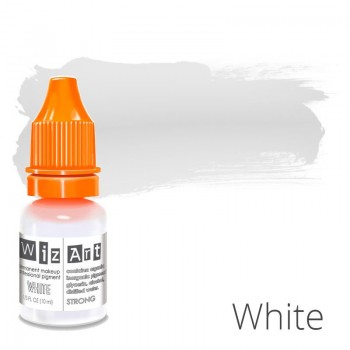 Пігмент для татуажу WizArt Strong White 10 мл: купити за кращою ціною в Україні