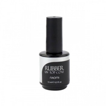 Закрепитель гель-лака 15 мл Naomi Rubber UV Top Coat
