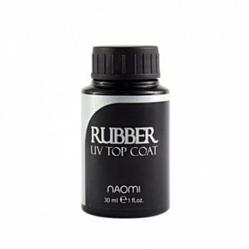 Закрепитель гель-лака 30 мл Naomi Rubber UV Top Coat