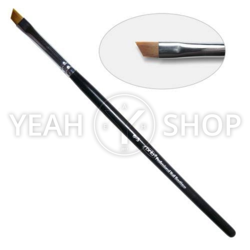 Кисть для гелю PNB 3G 6-s скошена, нейлон: купити за кращою ціною в Україні