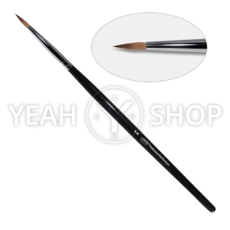 Кисть для дизайну PNB 8D 6-k кругла, колонок: купити за кращою ціною в Україні