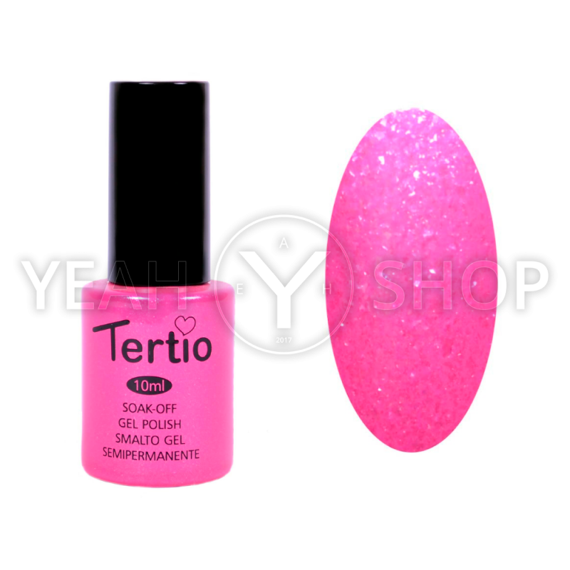 Гель лак №168 (ярко-розовый с блестками) 10 мл Tertio купить по лучшей цене в Украине