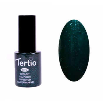 Гель лак №053 (зеленый с микроблеском) 10 мл Tertio