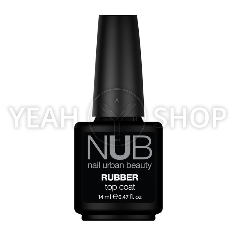 NUB RUBBER ТОР COAT Каучуковый закрепитель для гель-лака 14 мл купить по лучшей цене в Украине