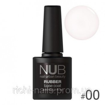 NUB RUBBER BASE COAT №00 Каучуковая основа под гель-лак 8 мл