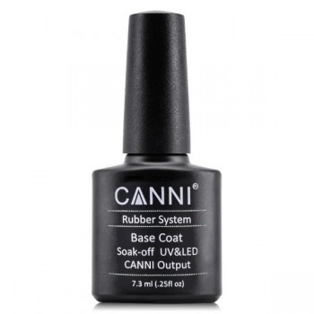 Каучукова база для гель-лаку Canni Professional Rubber Base Coat, 7.3 мл